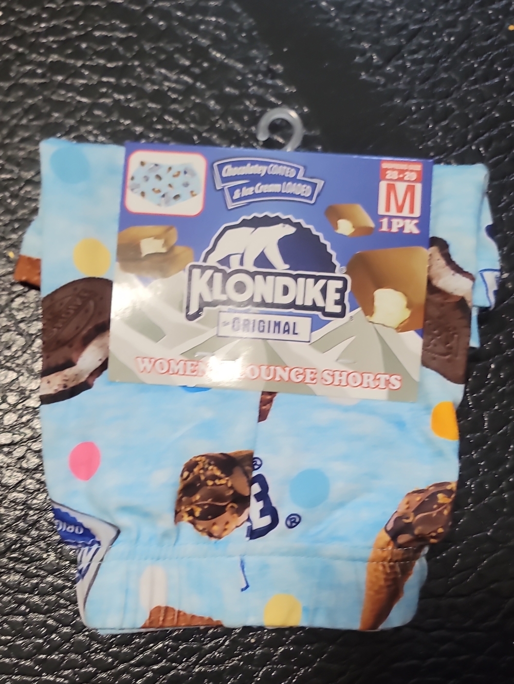 Klondike Light Blue Ice Cream Print Women's Lounge Shorts